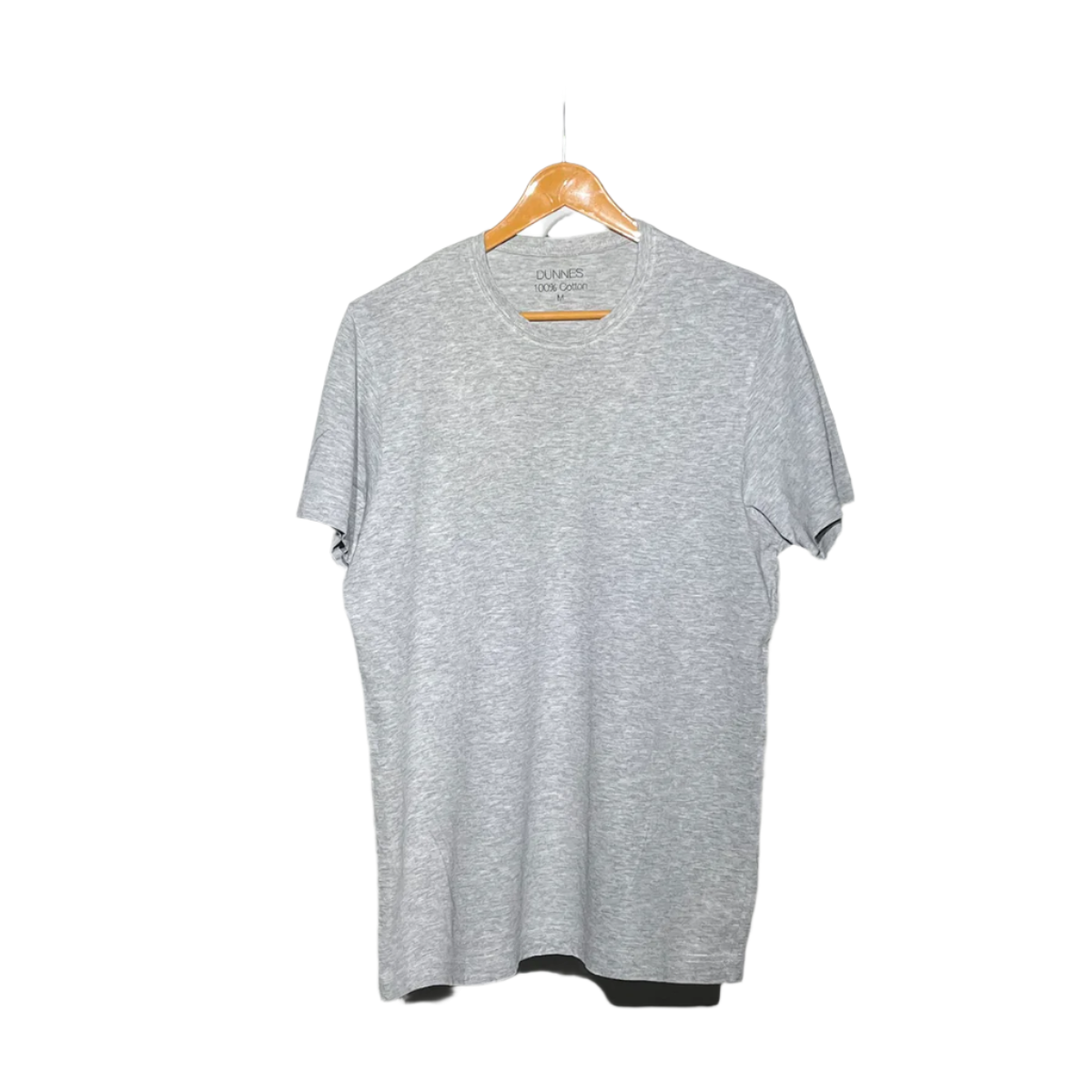 Dunnes Crew Neck T-Shirt β Light Grey Essential #060