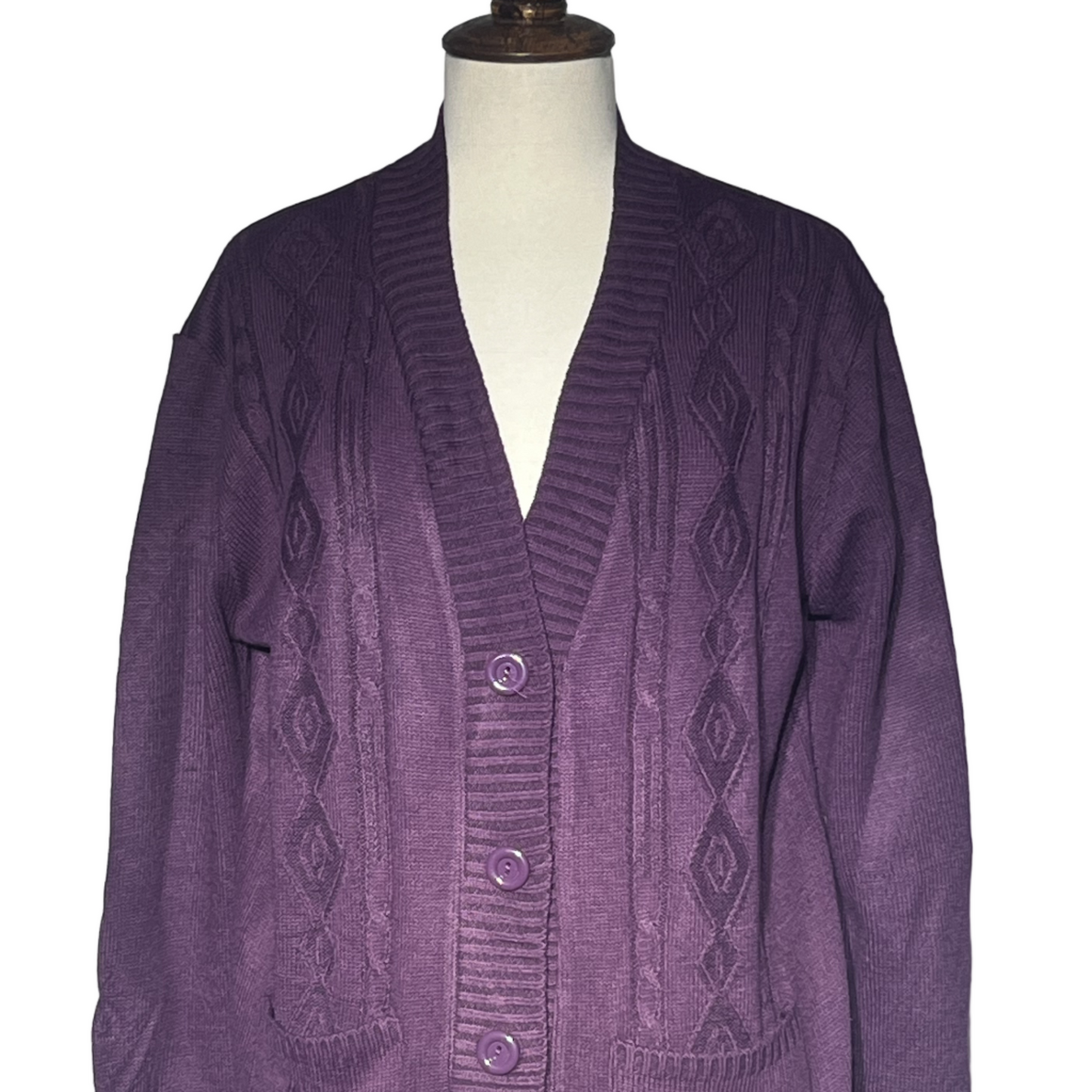 Pure Fashion Women Button Sweater #1701