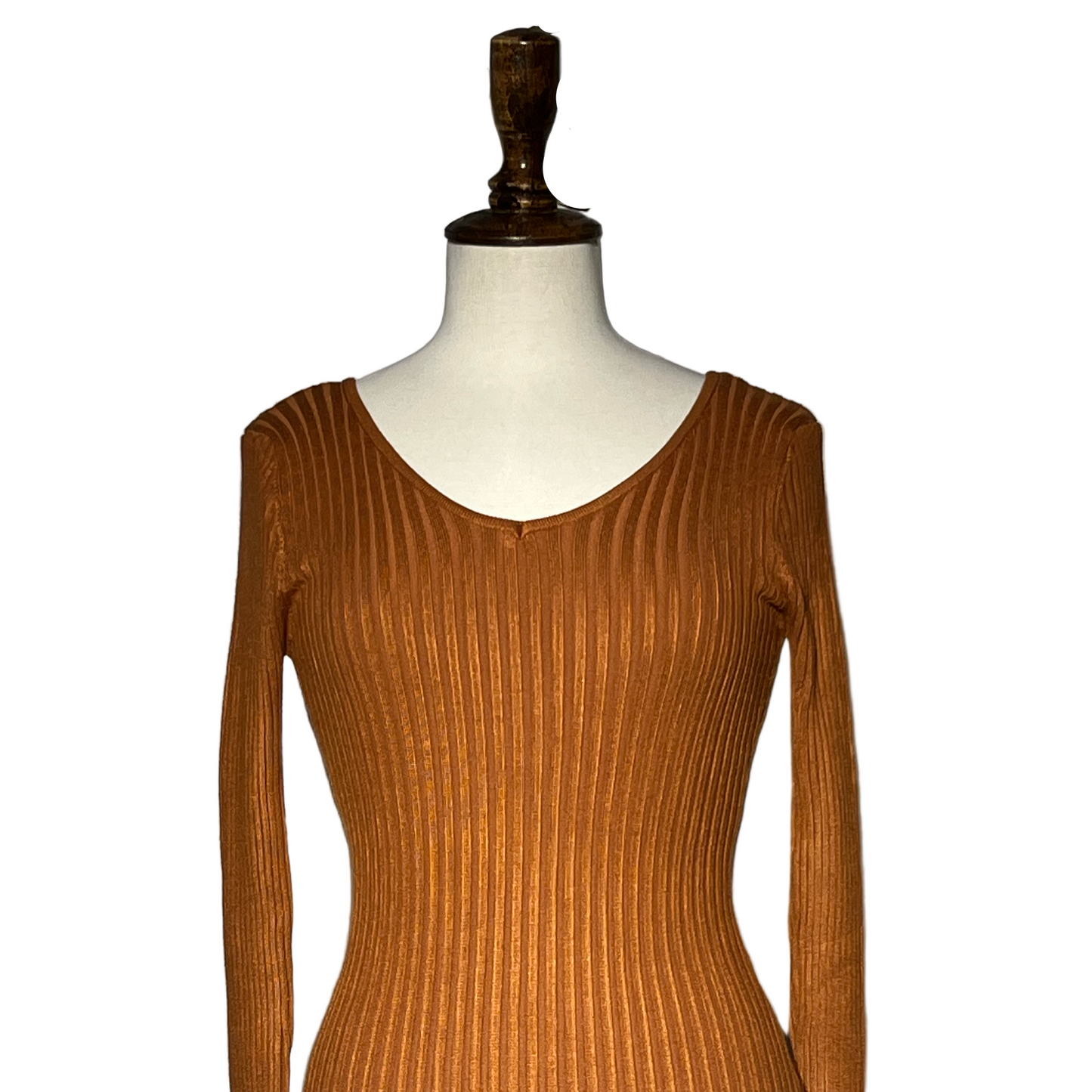 Brown Women Bodycon #1886
