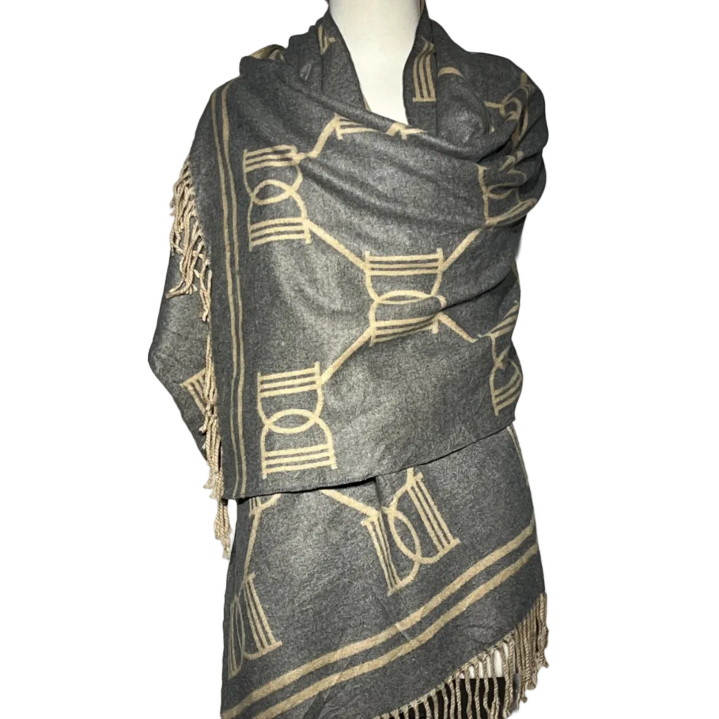 Gray Printed Women Staller #2160