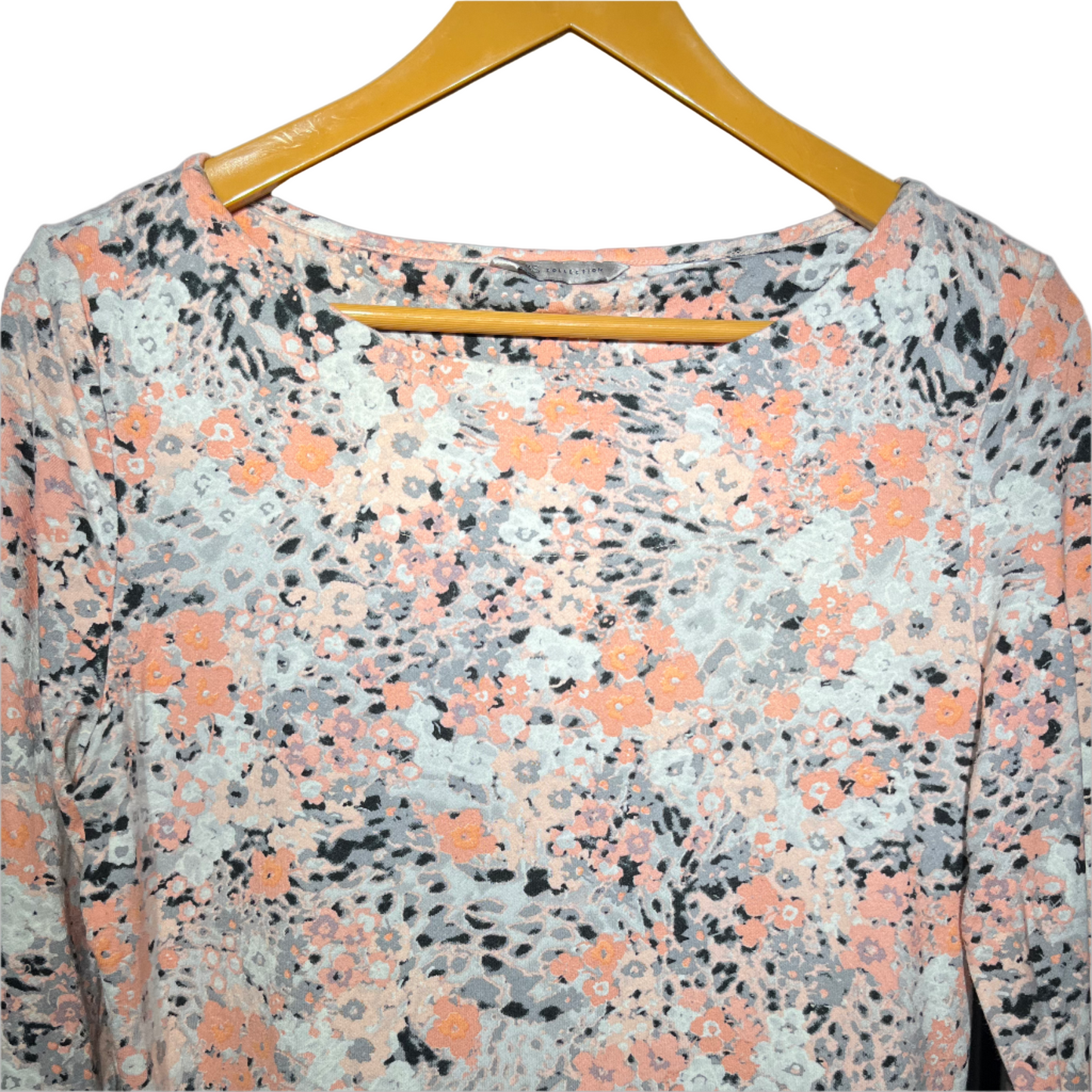 H&M Floral Print Long-Sleeve Tunic #222