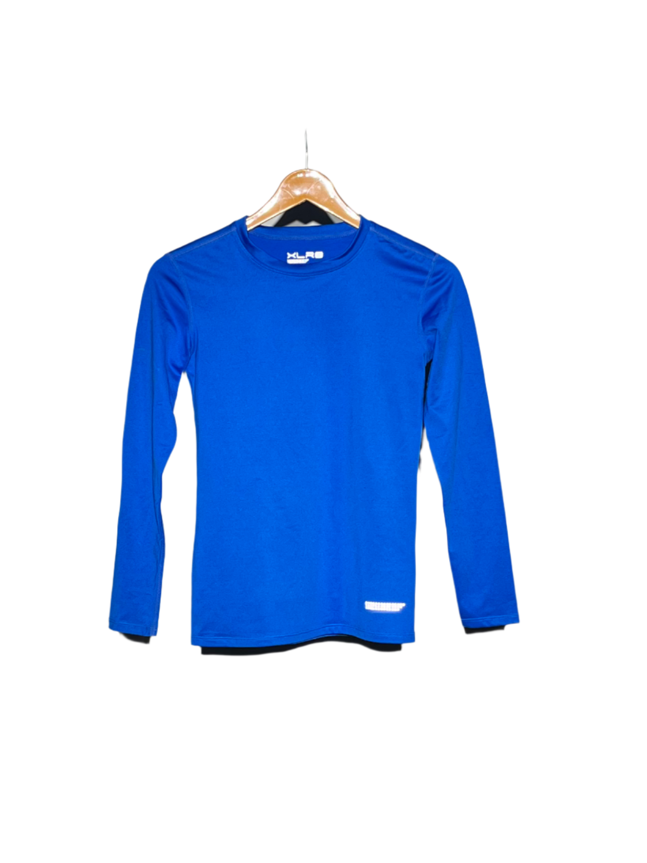 XL R8 Men's Performance Long-Sleeve Compression Shirt – Royal Blue #241