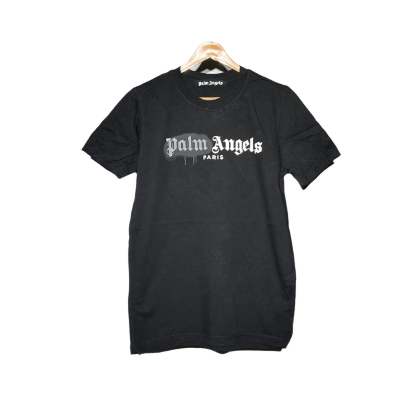 Palm Angels Paris Black Logo T-Shirt
