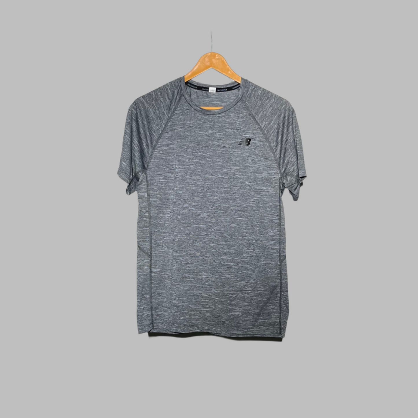 New Balance Gray Dry-Fit Training T-Shirt – Athletic Fit Essentials Series