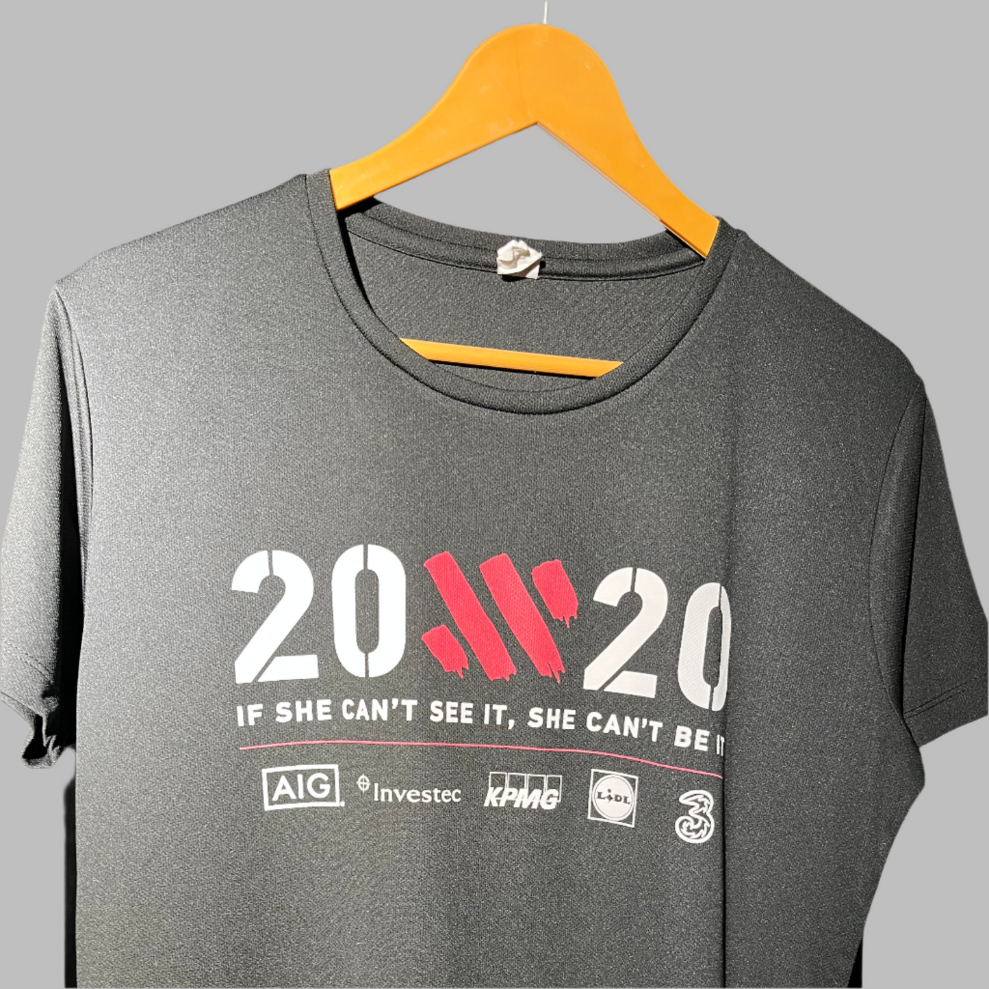 Just Cool Black 2020 Dry-Fit Performance T-Shirt – “If She Can’t See It, She Can’t Be It” Edition