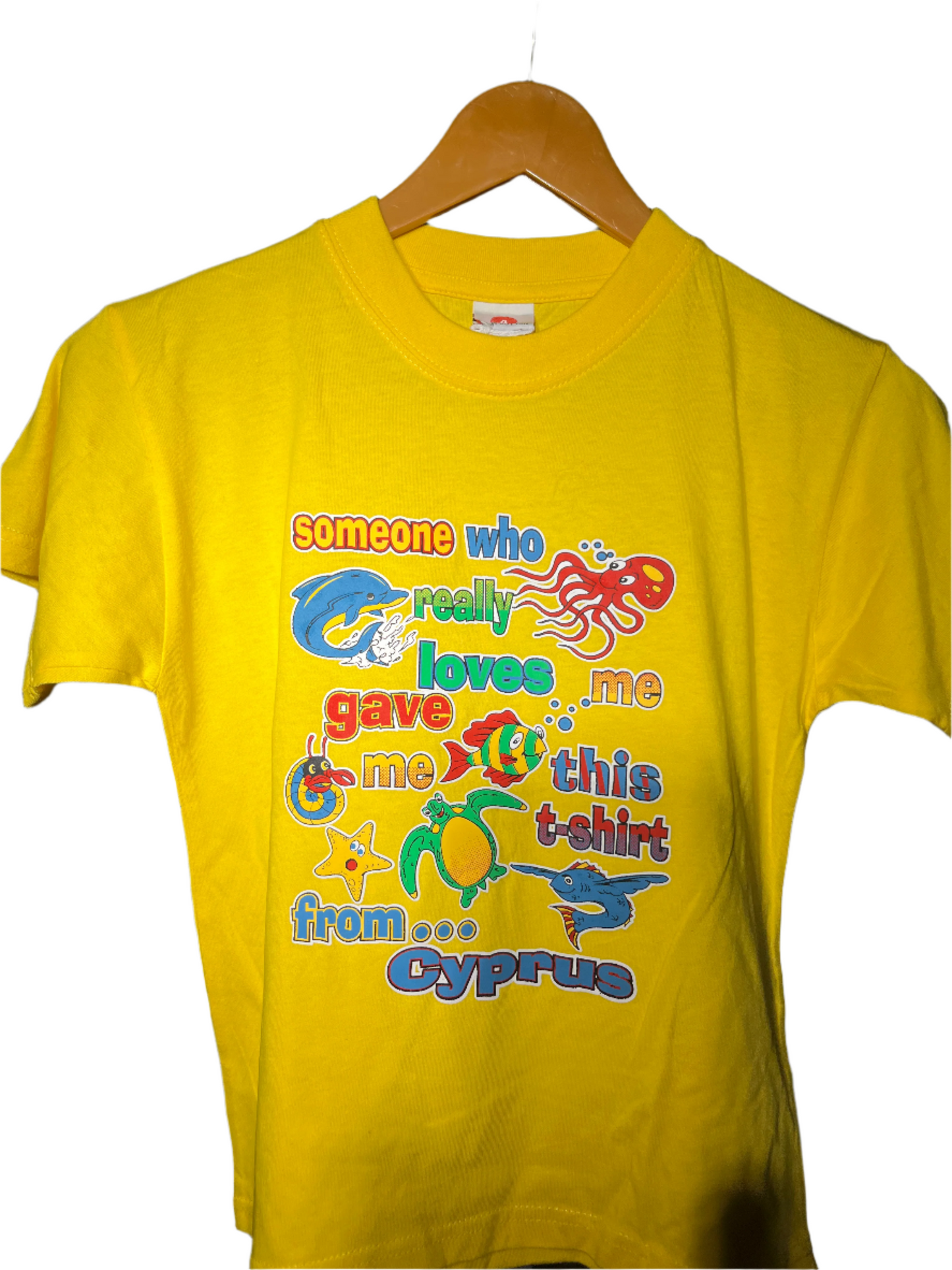 kids yellow t-shirt #523