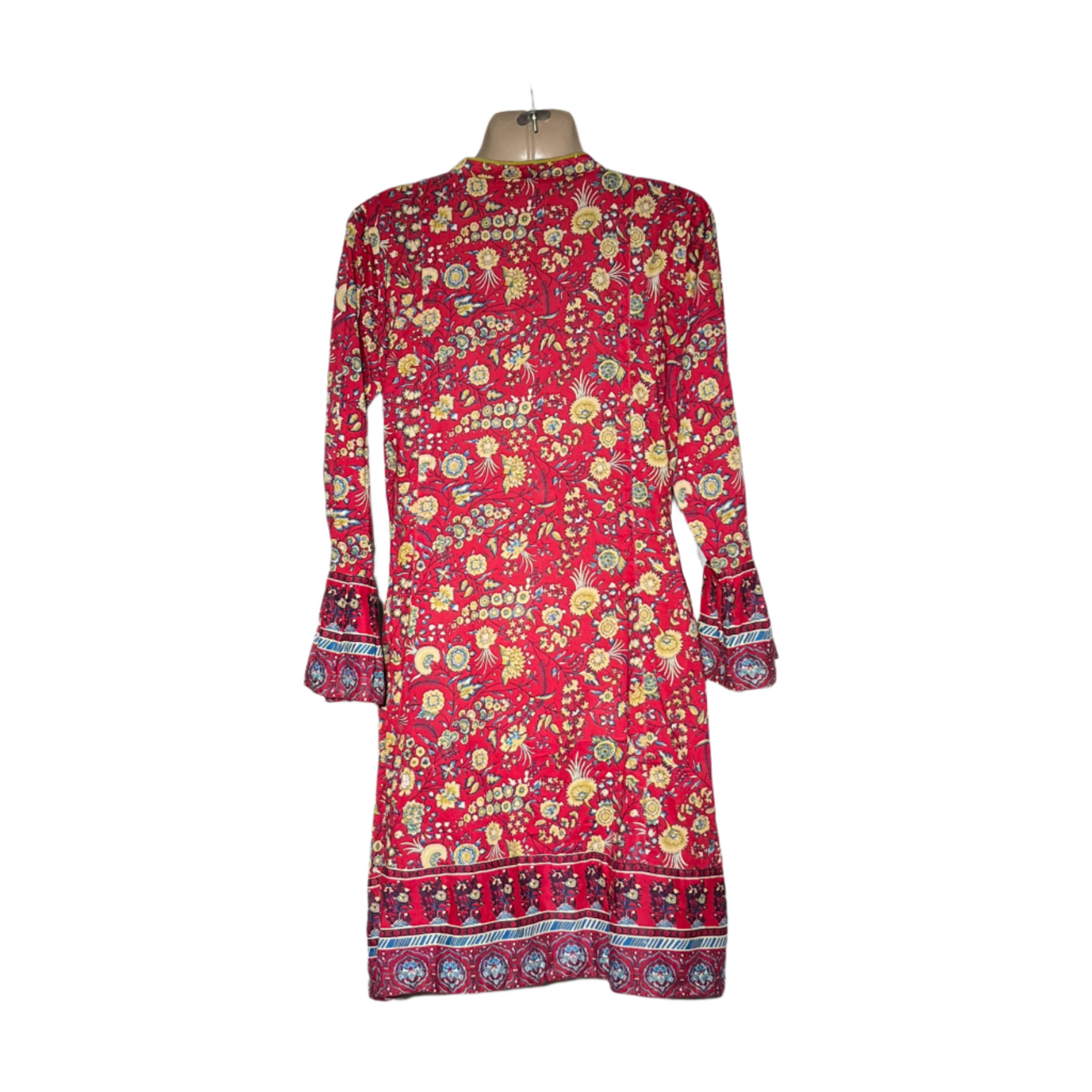Maroon floral lawn kurti #640