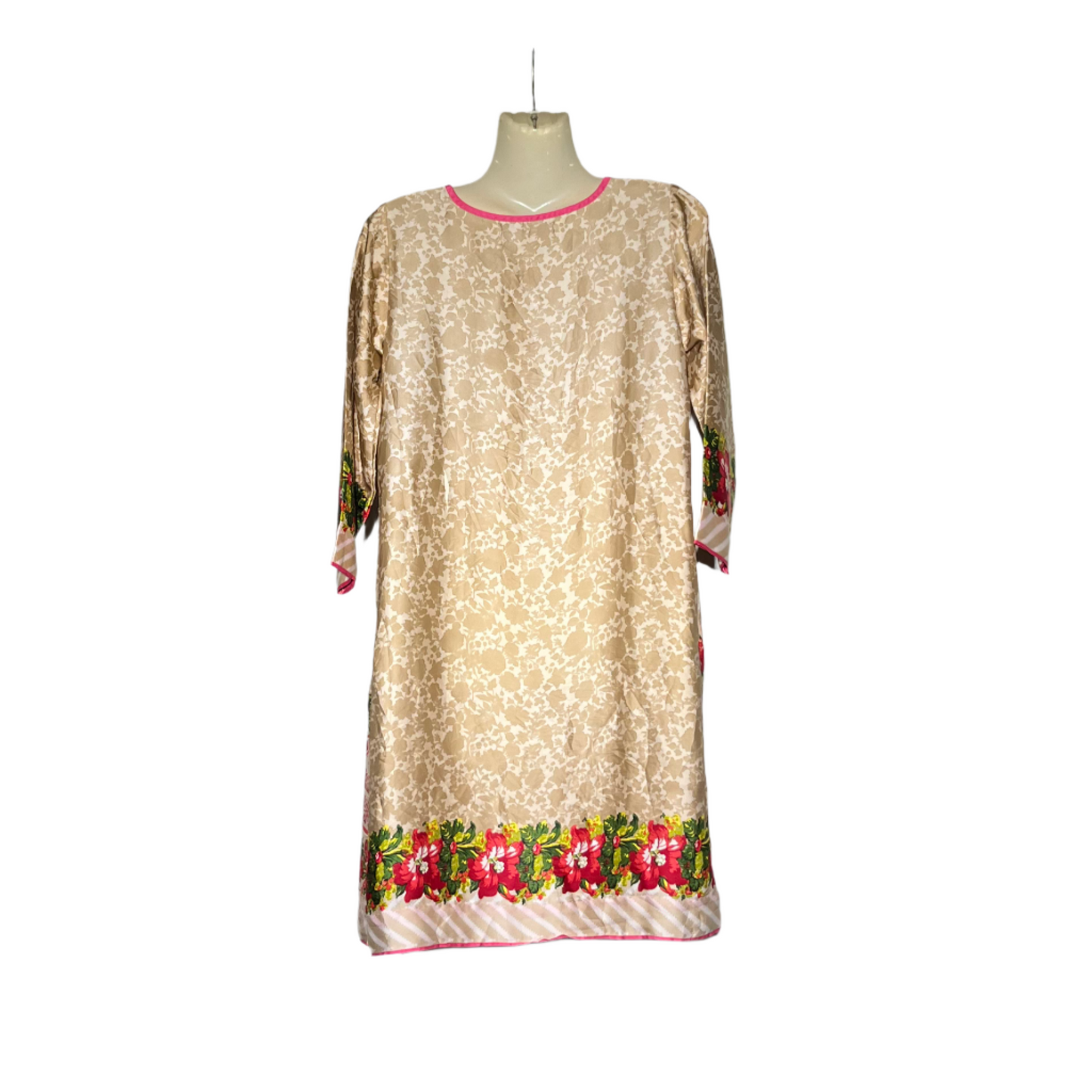Khaadi embroidered lawn kurti #642