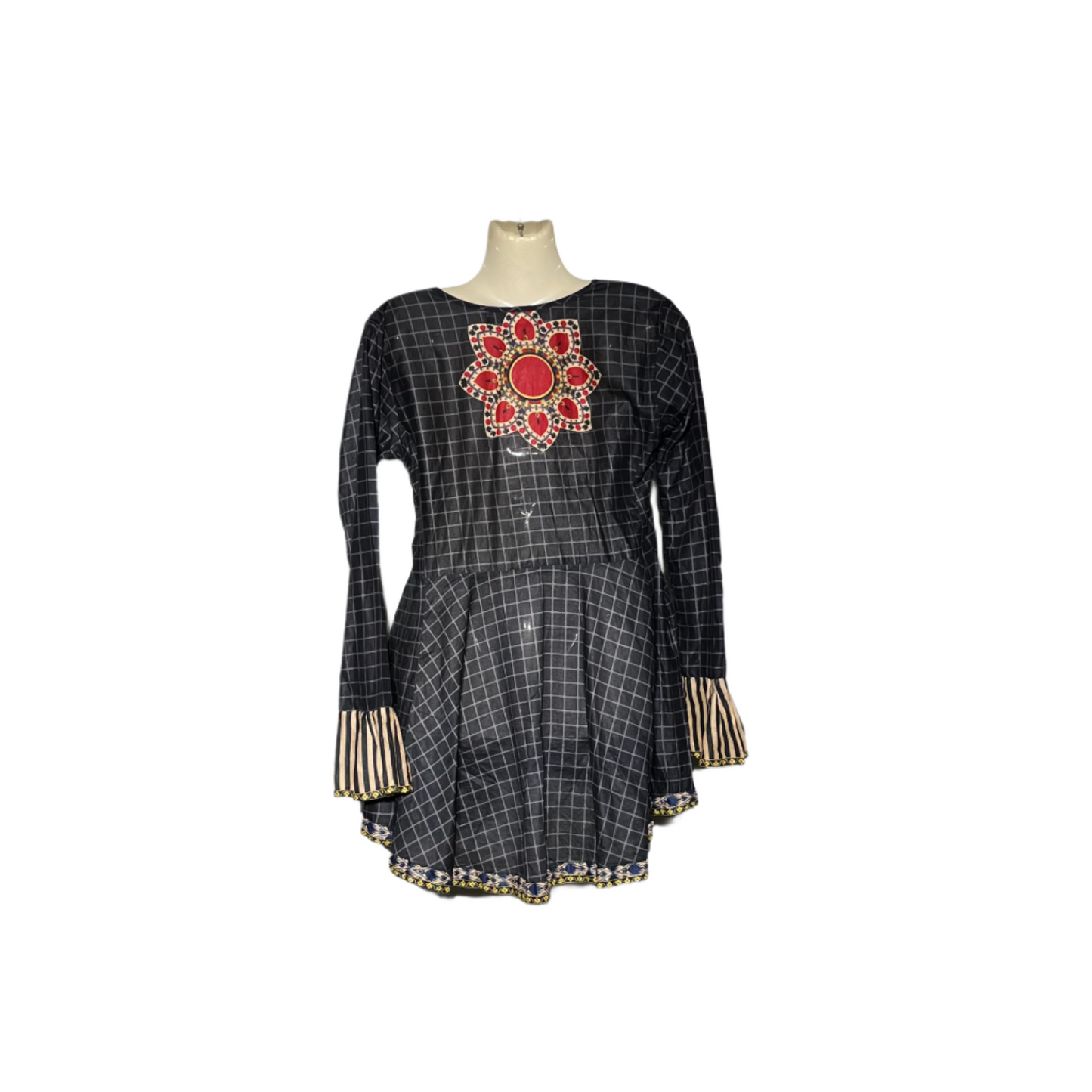 Khaadi Classic Embroidered Kurti #680