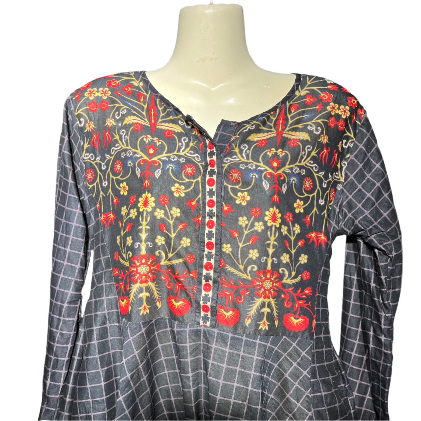Khaadi Classic Embroidered Kurti #680