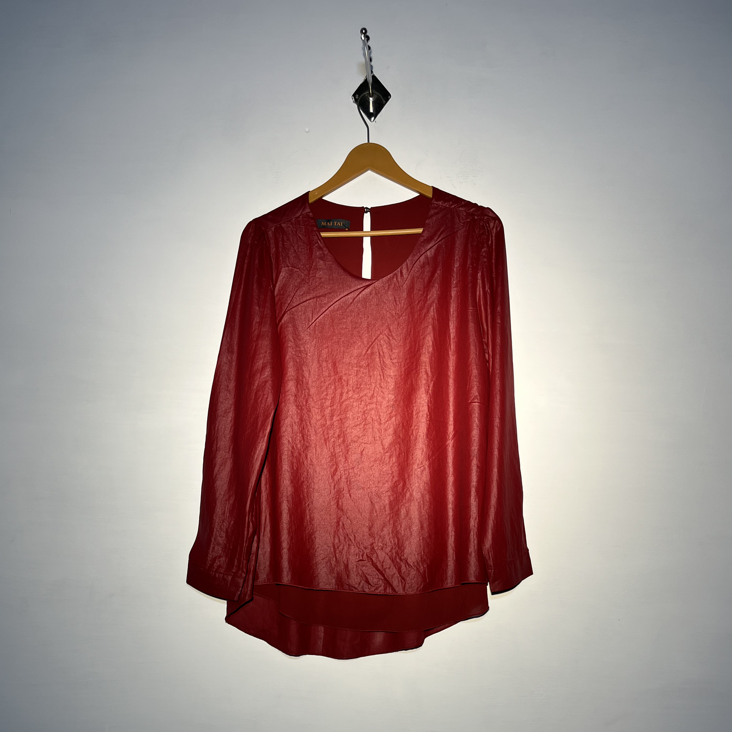 Maital Women Dark Red Blouse #2836