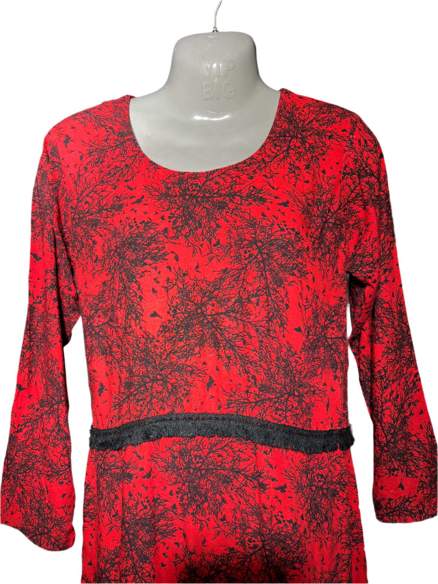 Ladies Red Colored Kurti #733