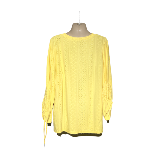 Yellow Ladies Blouse #893