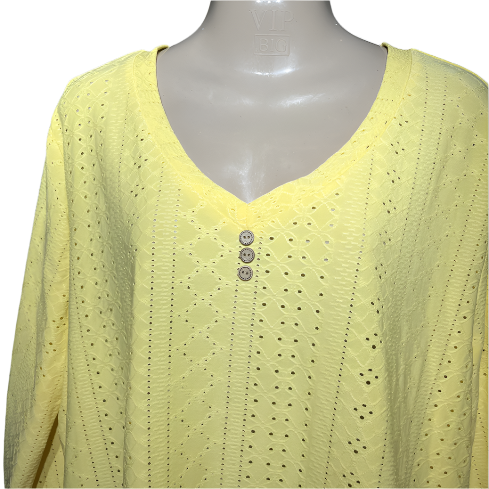 Yellow Ladies Blouse #893