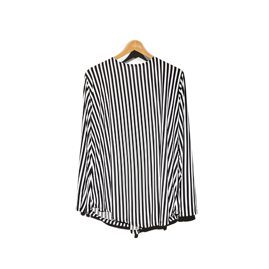 White and Black Ladies Blouse #907