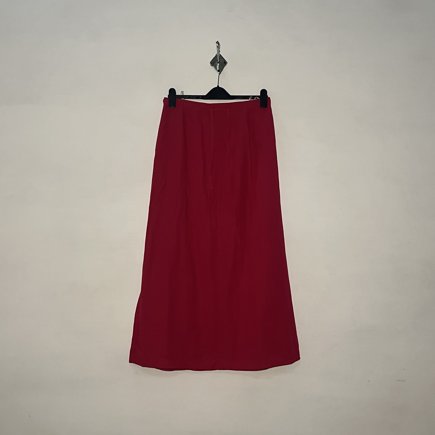 Dark Red Women Elegant Skirt #2984