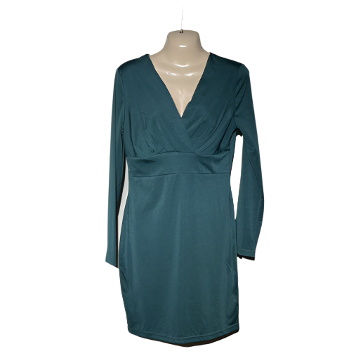 Dark Green Ladies Long Dress #943