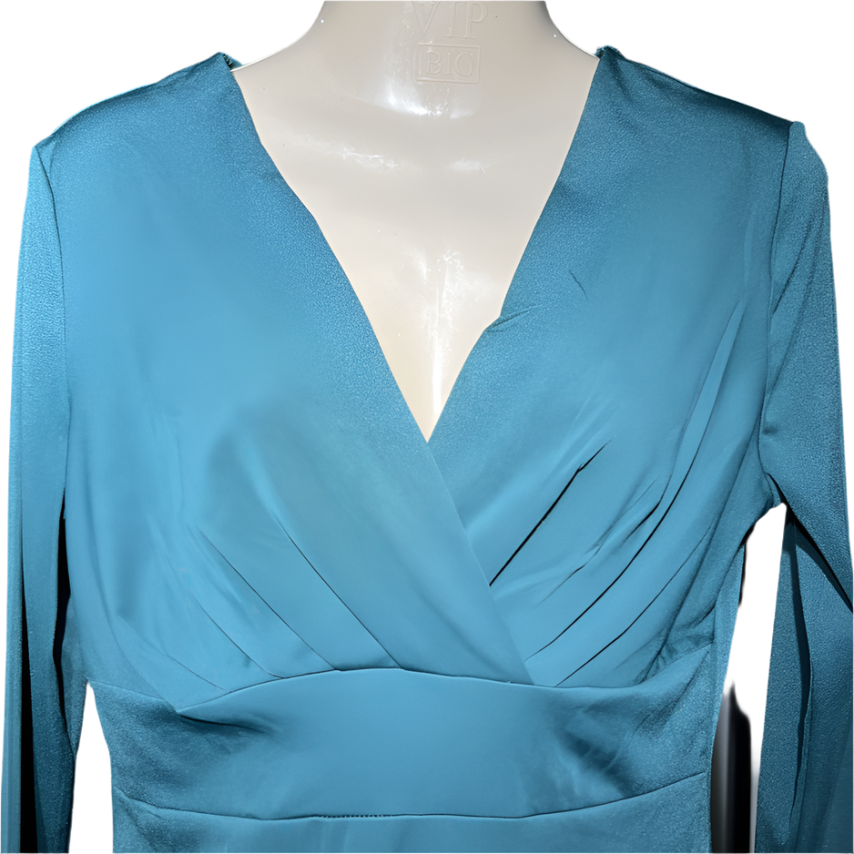 Dark Green Ladies Long Dress #943