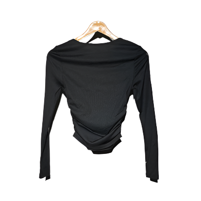 Black Ladies Crop Top #935
