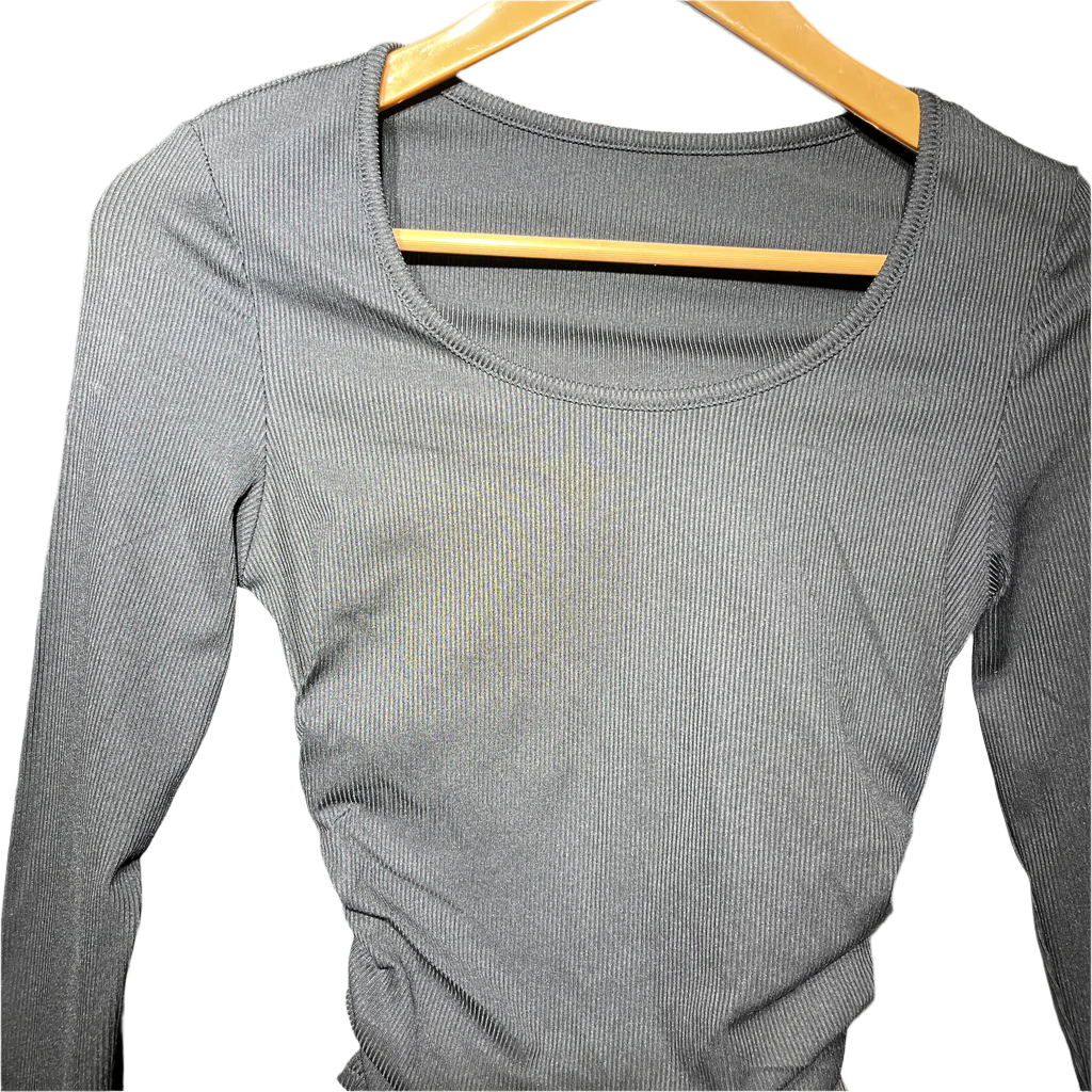 Black Ladies Crop Top #935