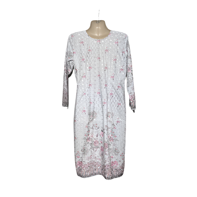 Gray and pink Ladies Kurti #994