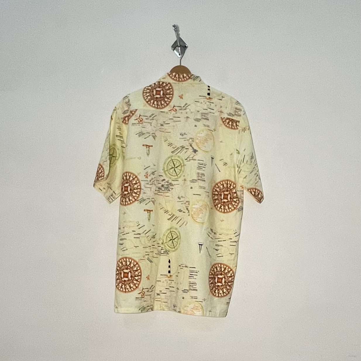 Yamla Resort Wear Men's Printed Dress Shirt – Multicolor #3094