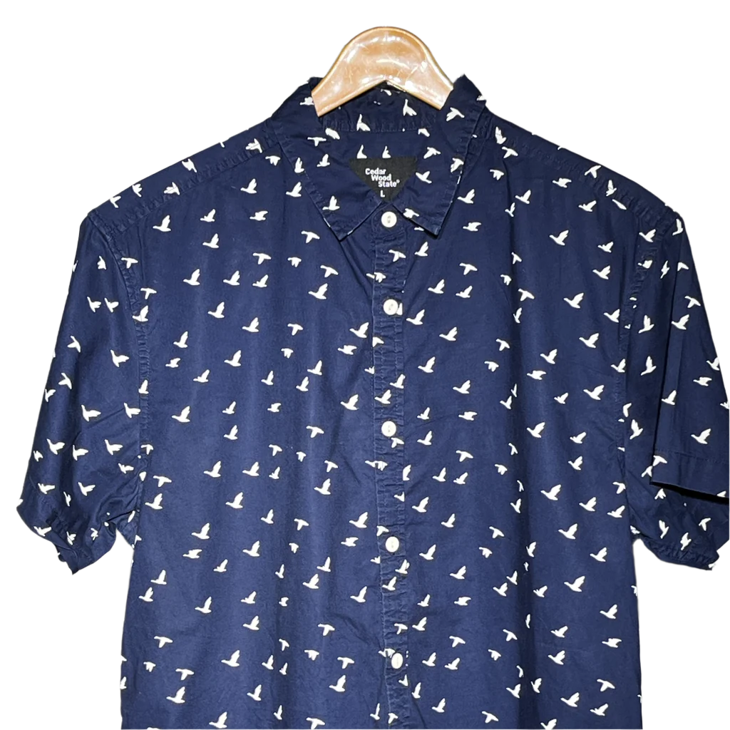 Gender Wood State Men's Dress Shirt #1029