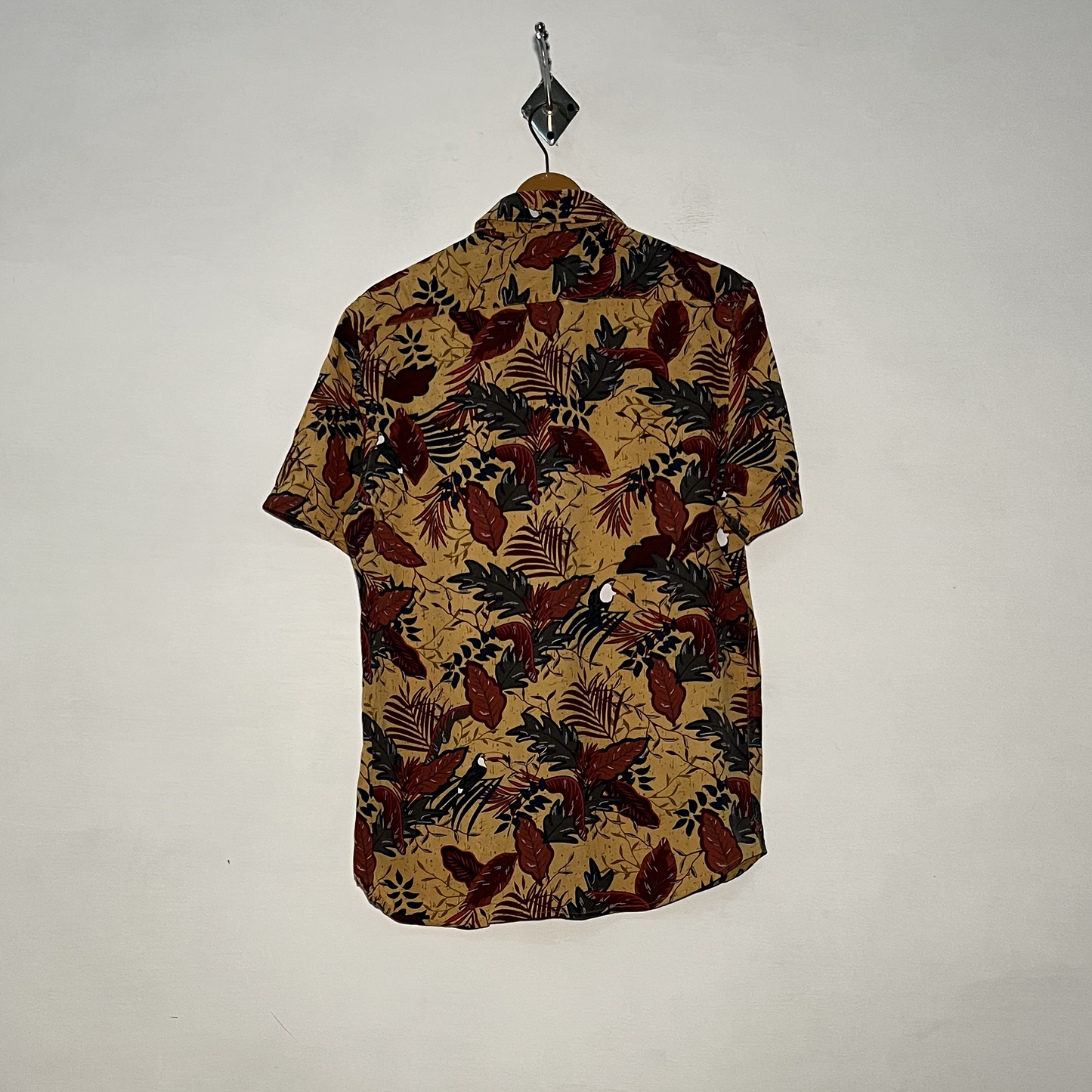 Limited Men's Casual Cotton Shirt – Floral Preloved #3102