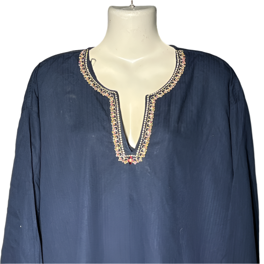 Navy blue Casual Wear Women's Blouse #1098