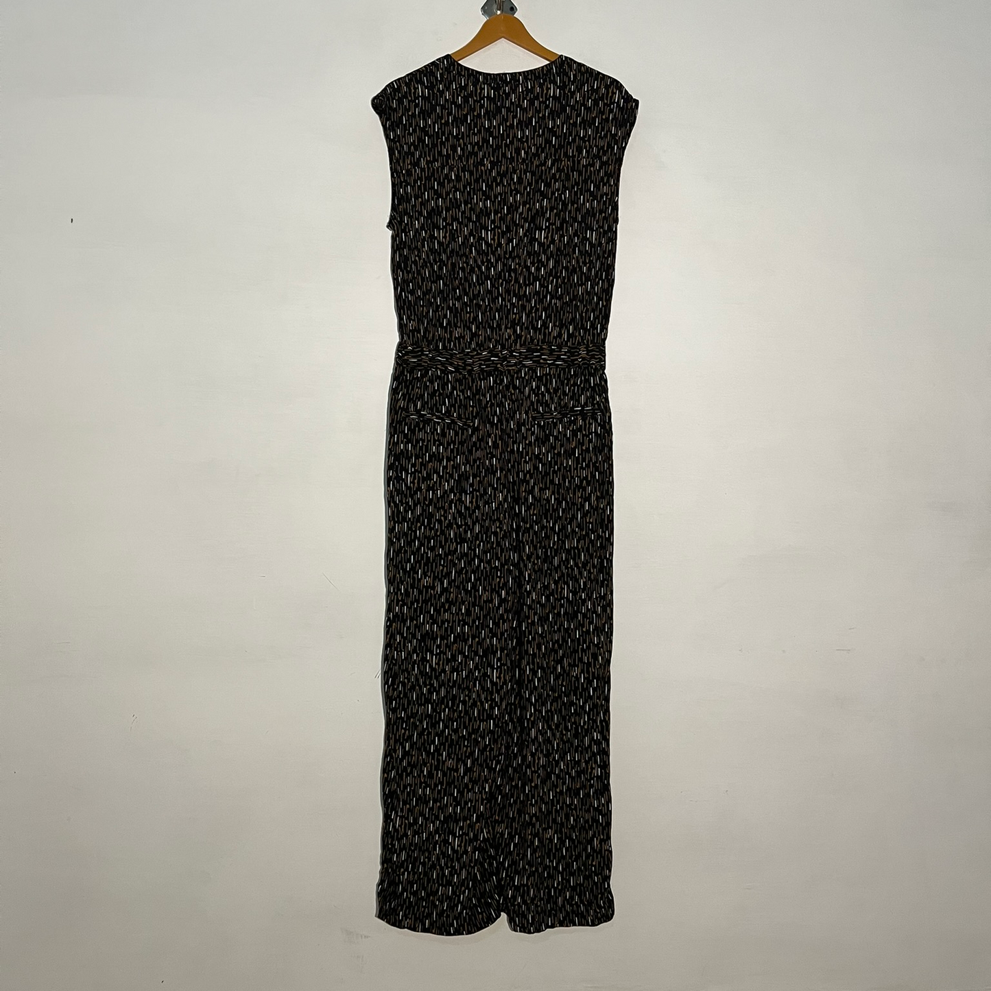 Gina Collection Women's Black Brown & White Jumpsuit #3226