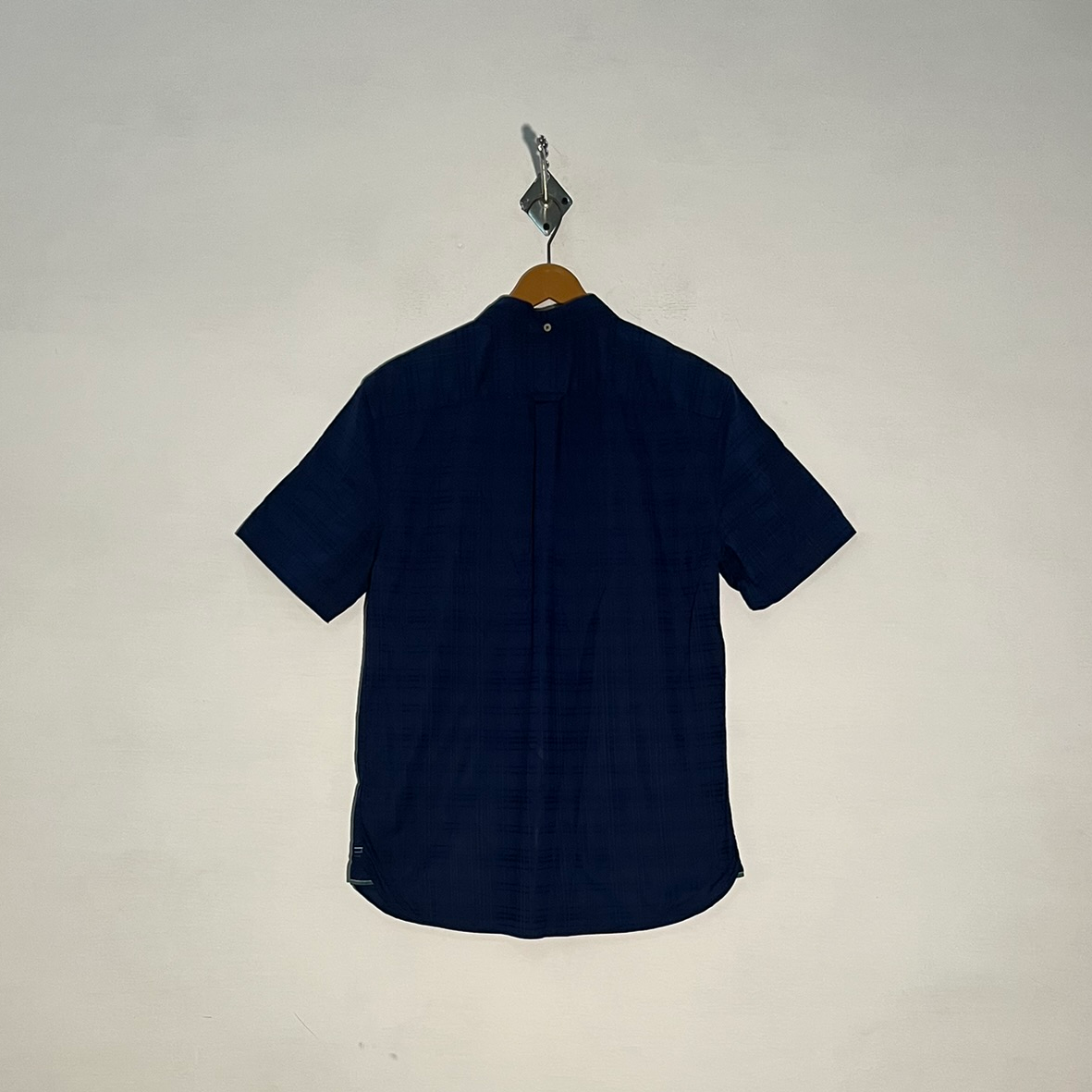 M&S Men's Dress Shirt – Dark Blue Preloved #3321