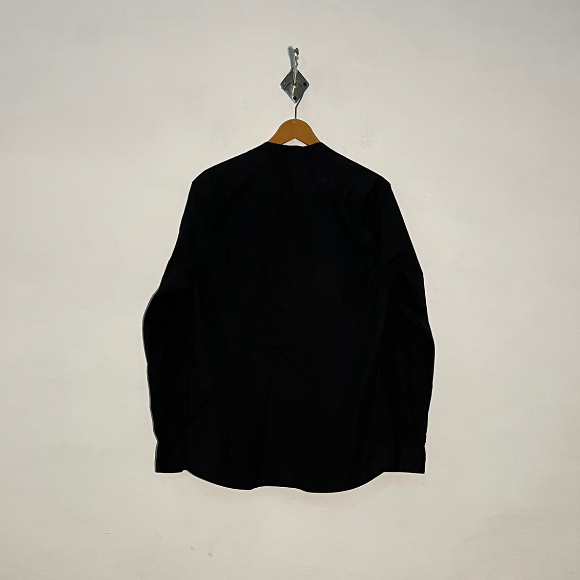 H&M Men's Black Dress Shirt Preloved #3347