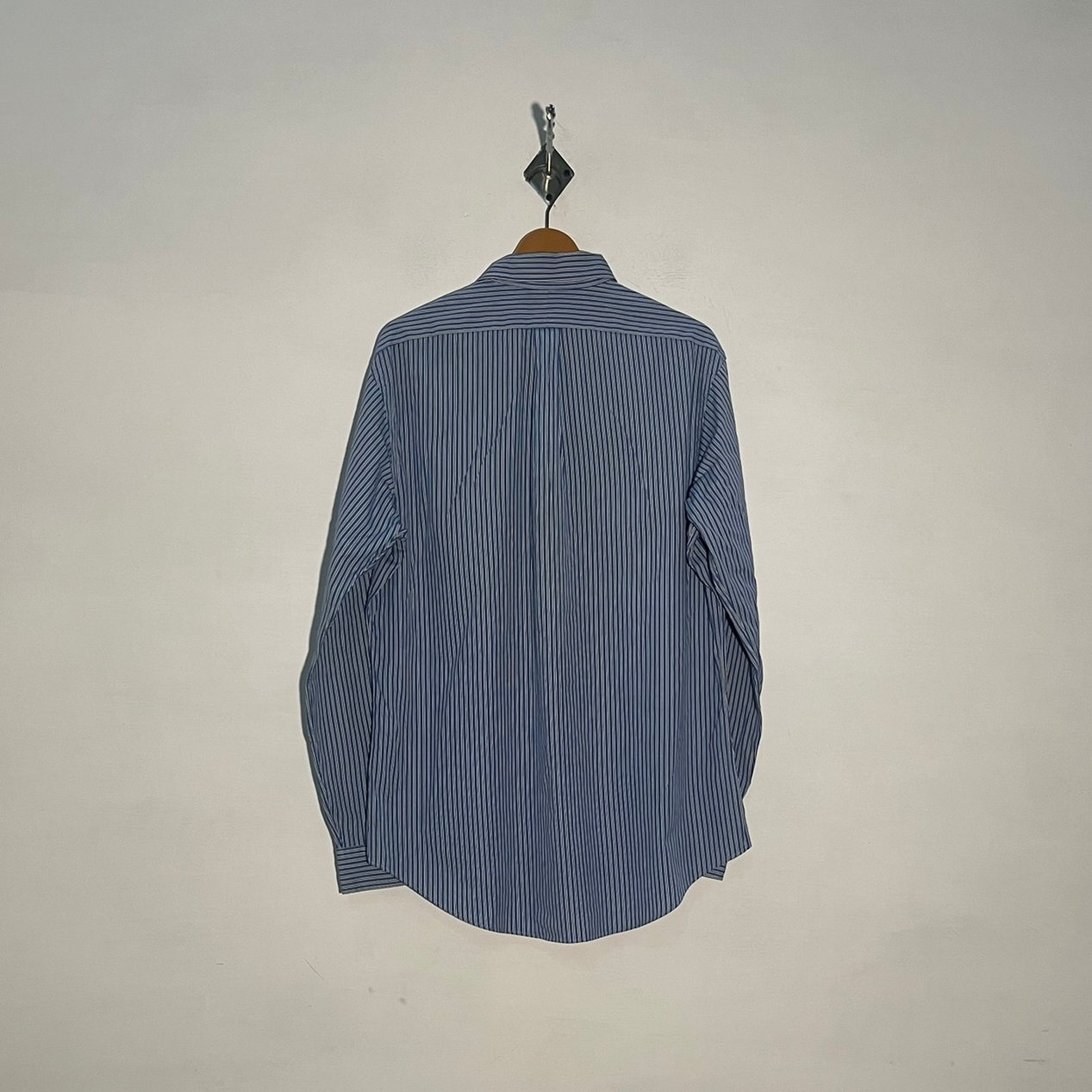 Ralph Lauren Men's Dress Shirt Blue & White Lining #3413