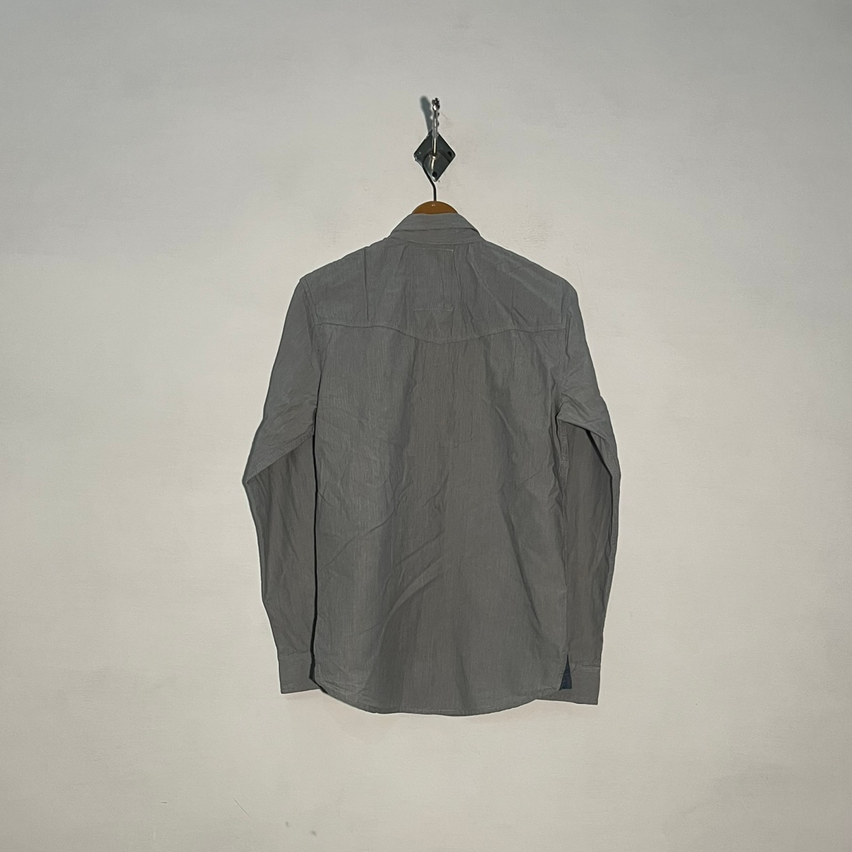 Tokyo Laundry Men's Dress Shirt Gray Preloved #3411