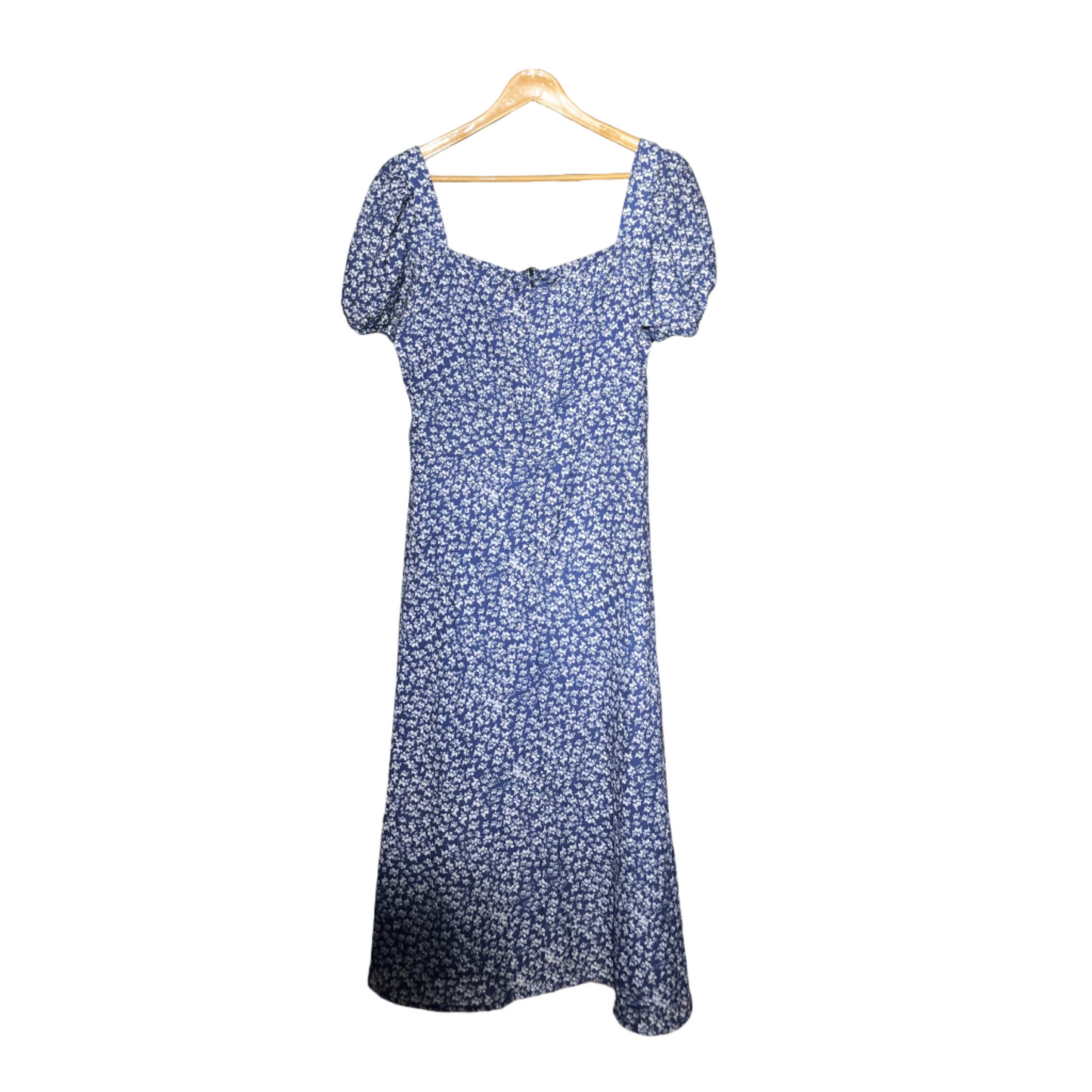 Blue and white Women's Long Dress #1234