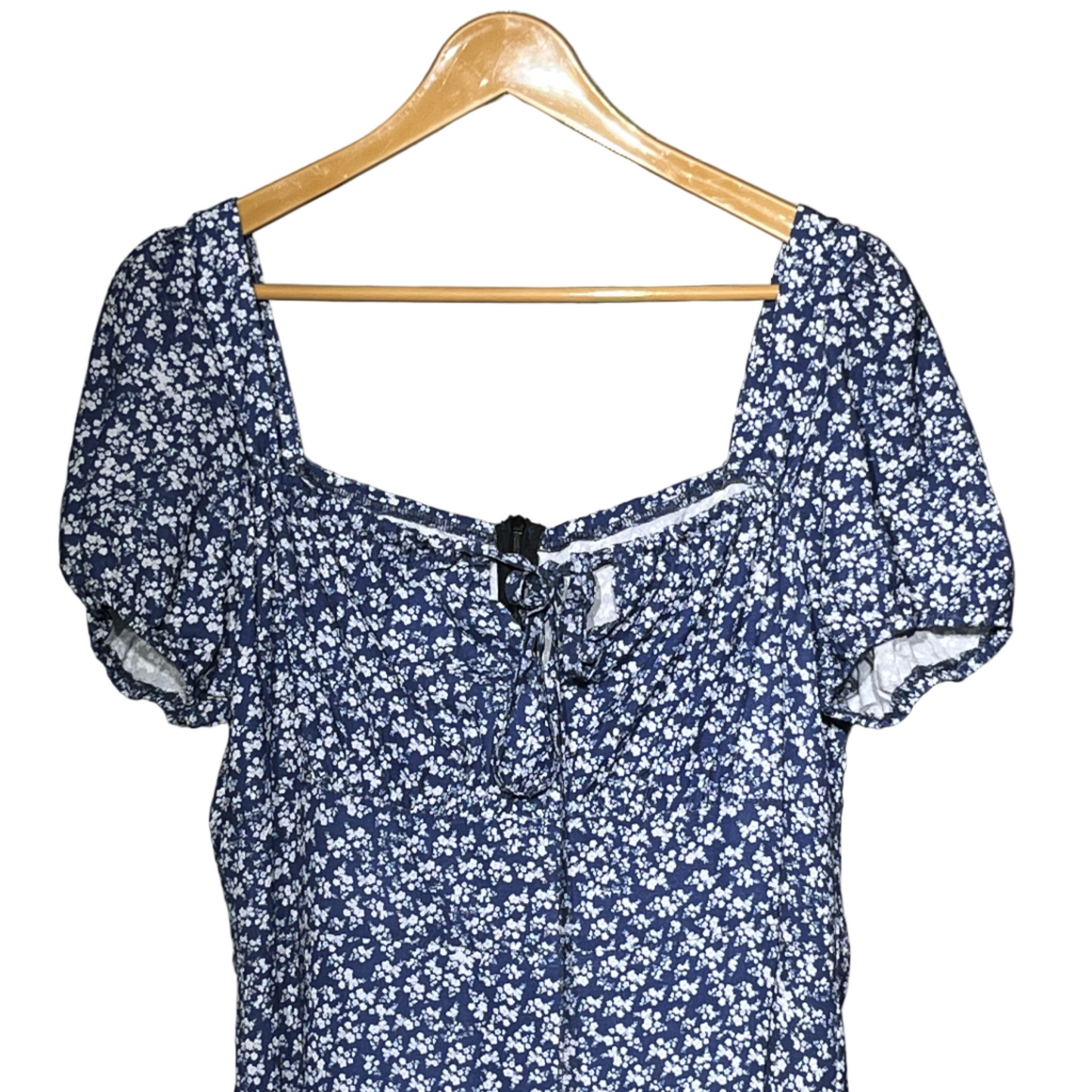Blue and white Women's Long Dress #1234
