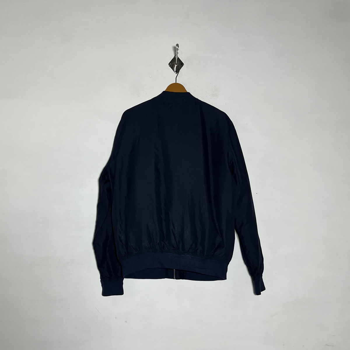 Bershka Dark Blue Jacket Preloved Winter Clothing #3547