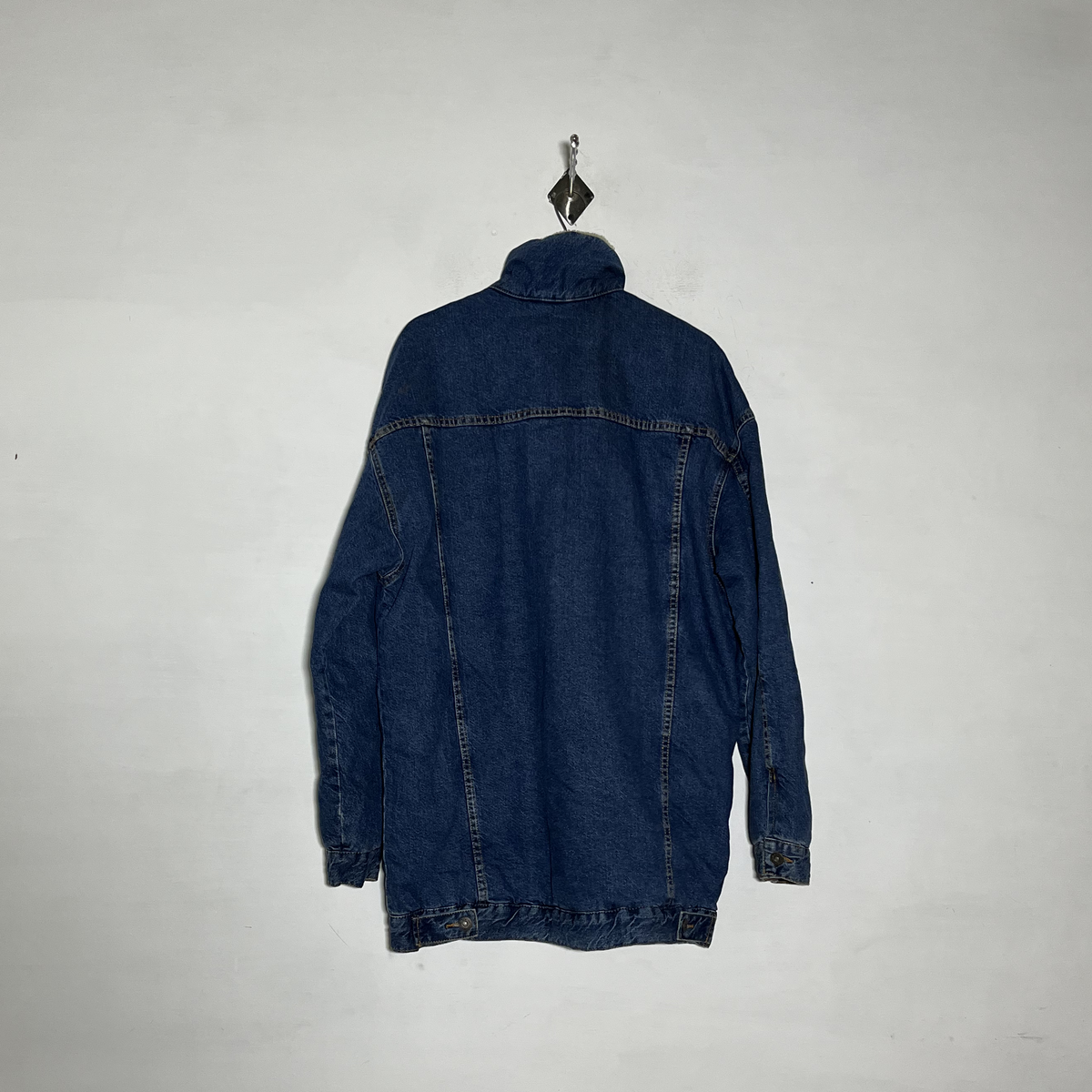 1975 Original Denim Blue Jacket Preloved Winter Clothing #3551