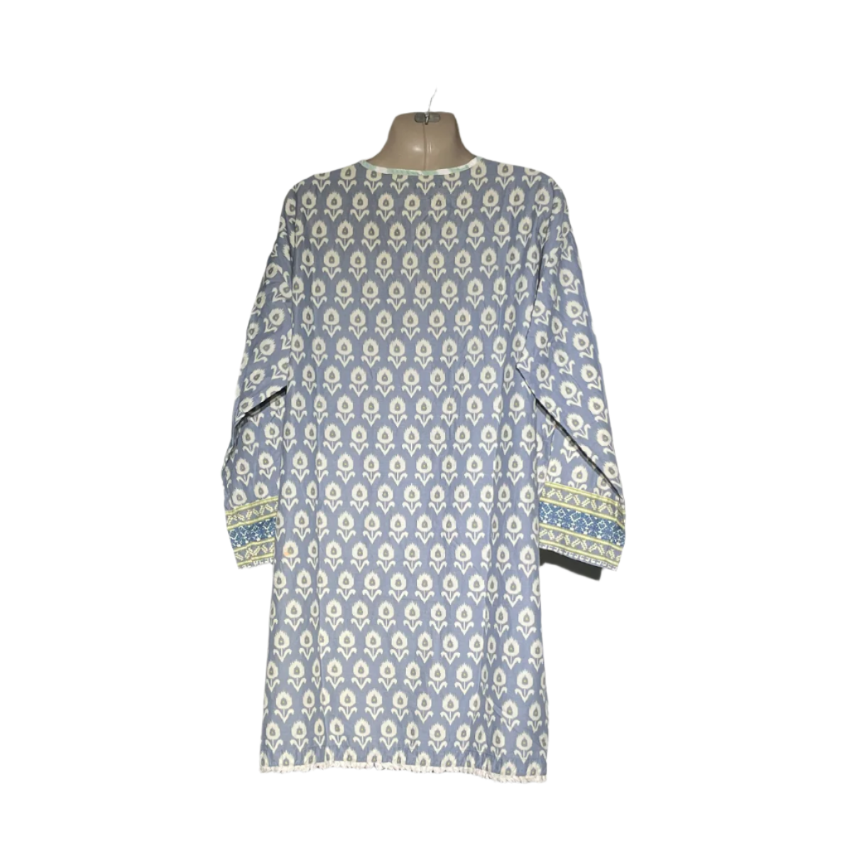 Khaadi Printed Embroidered Kurta – Multi-Toned Elegance #129