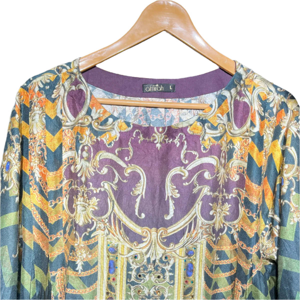 Almirah Baroque-Inspired Printed Tunic #113