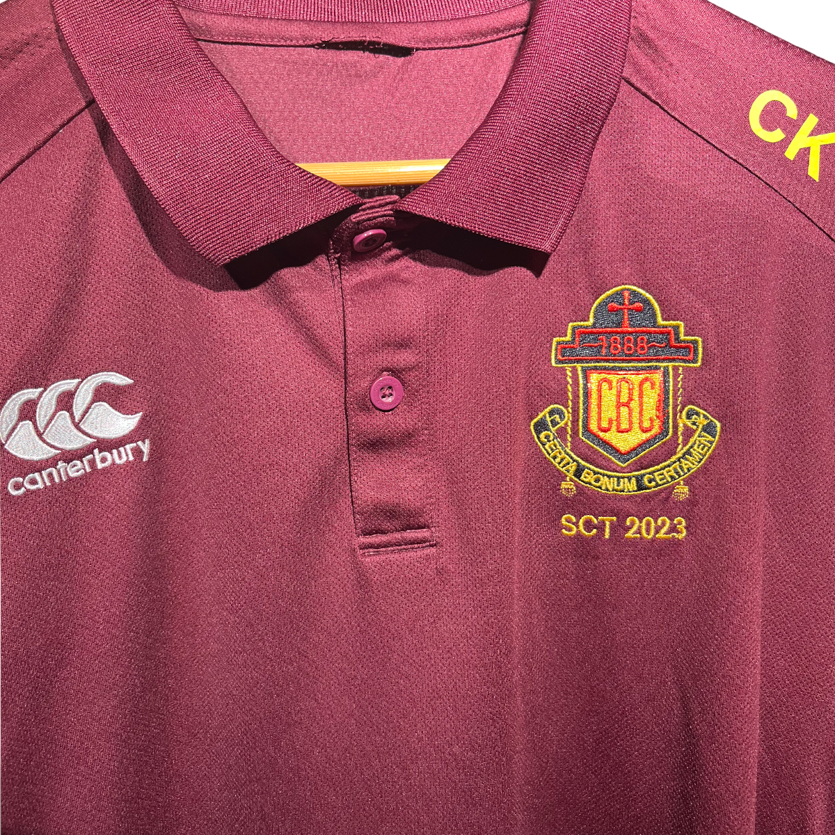 Canterbury CK SCT 2023 Polo Shirt β Maroon Edition. #042