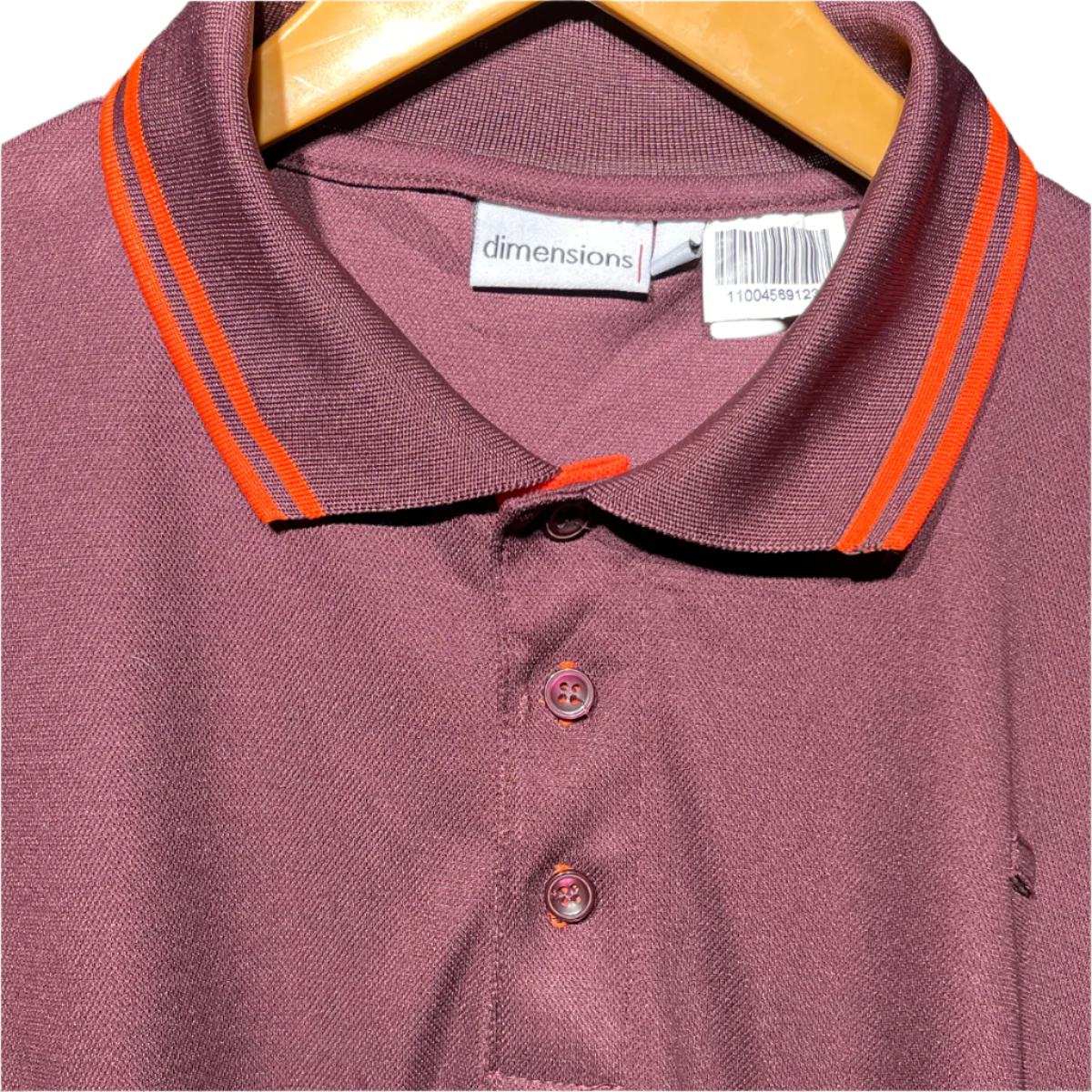 Sainsbury’s Tu Burgundy Polo Shirt – Classic Fit #048