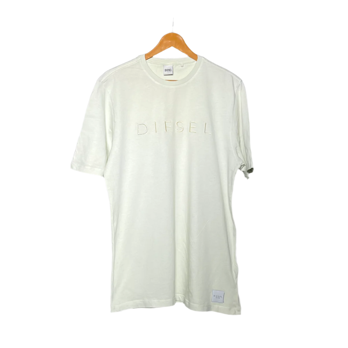 Diesel Classic White Logo T-Shirt – Minimalist & Stylish #075