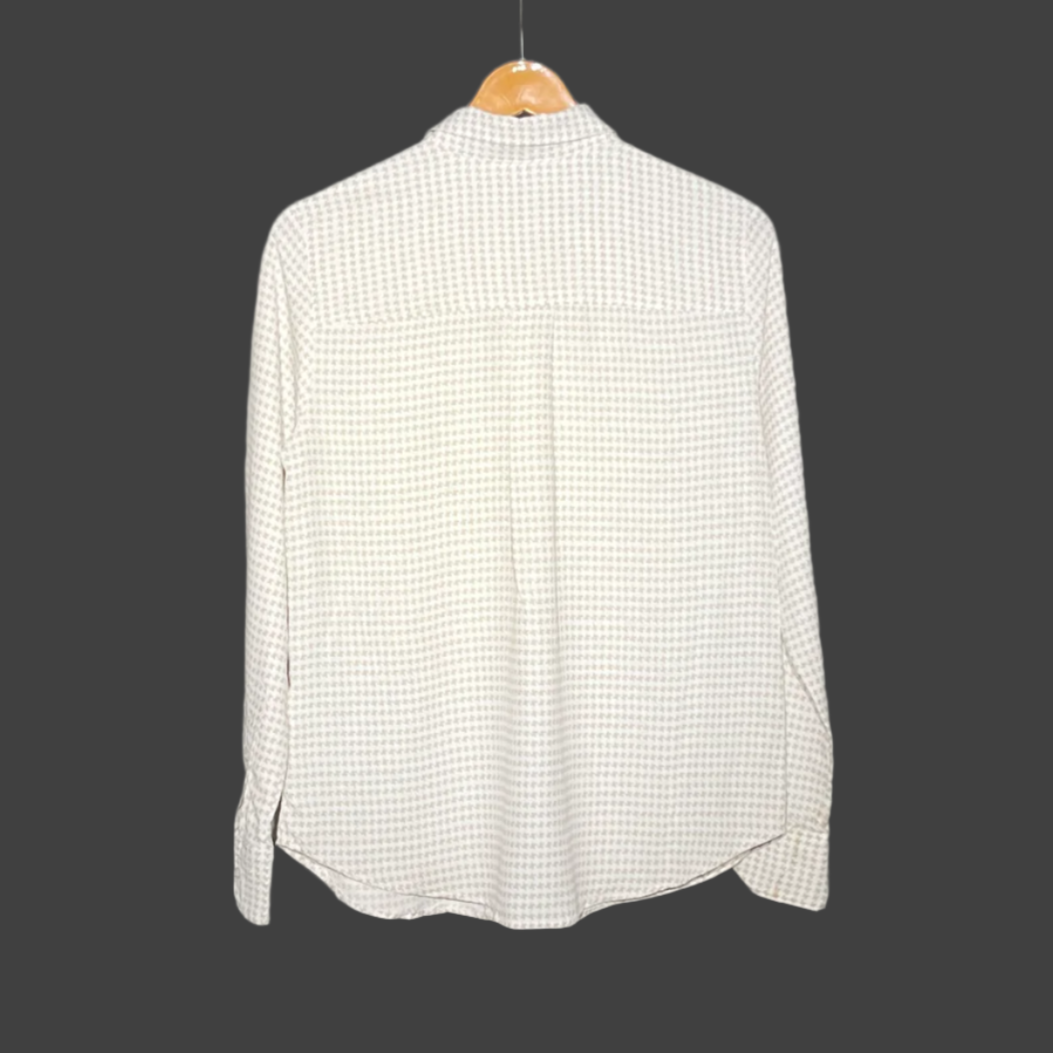 H&M Minimalist Checkered Button-Up Shirt #185