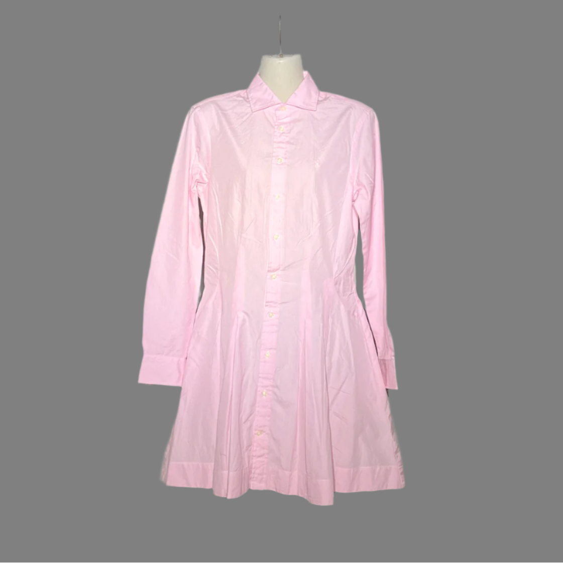 Polo Ralph Lauren Pink Cotton Shirt Dress #190