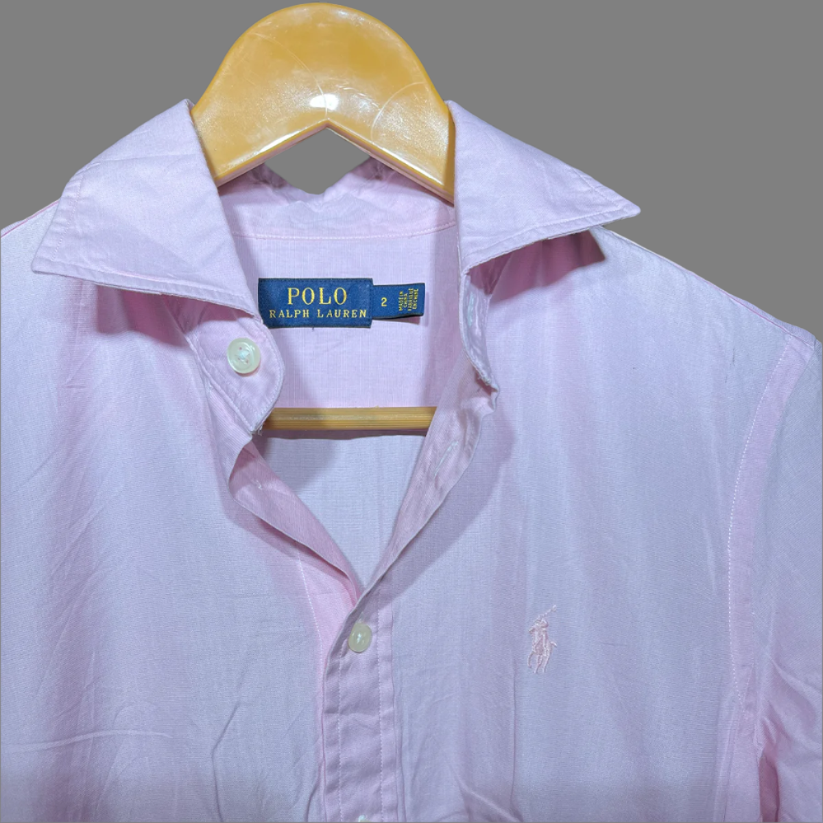 Polo Ralph Lauren Pink Cotton Shirt Dress #190