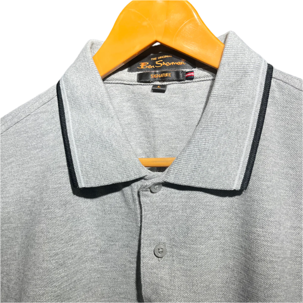 Ben Sherman Polo T-Shirt – Classic Grey Edition #058
