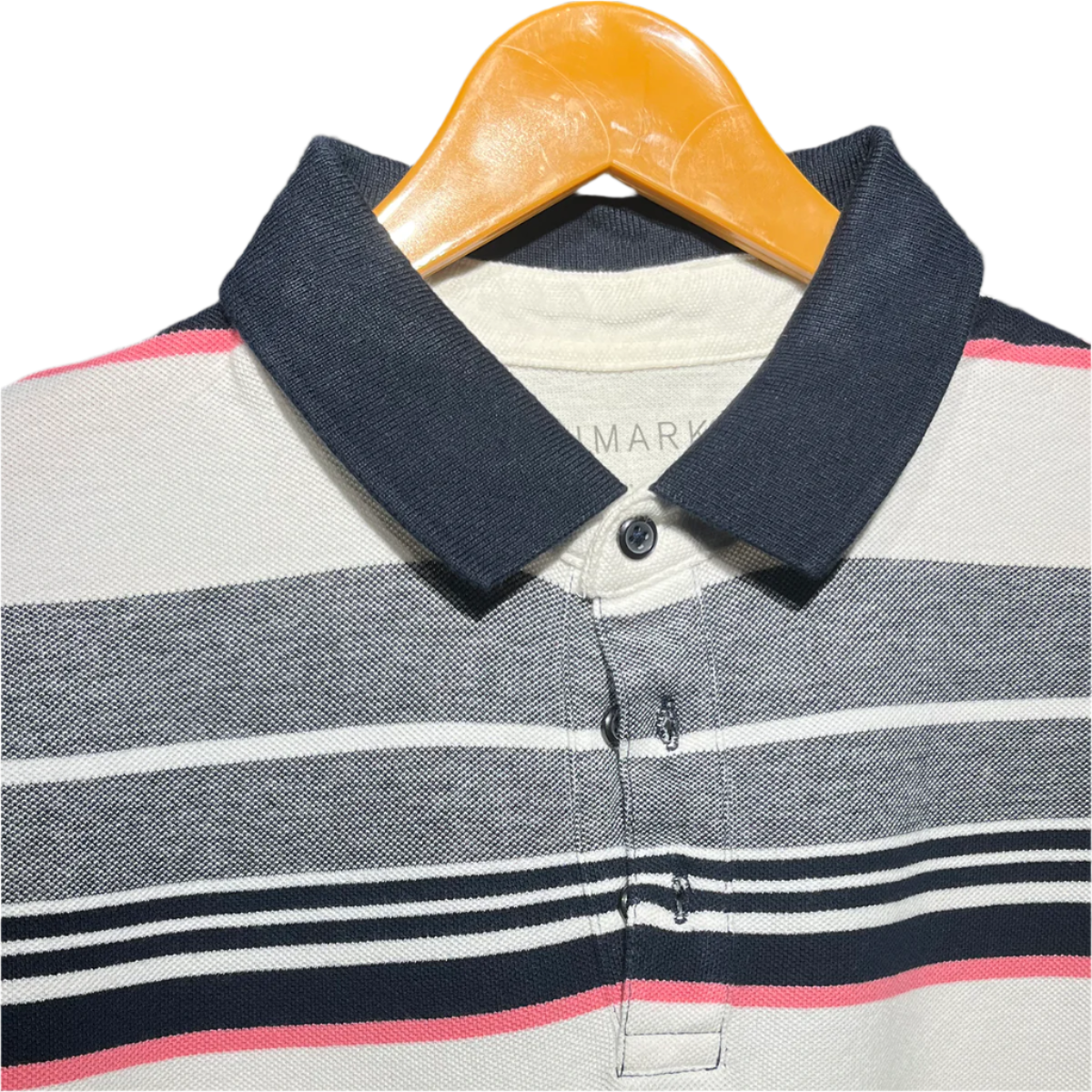 Primark Striped Polo T-Shirt β Casual & Stylish #069