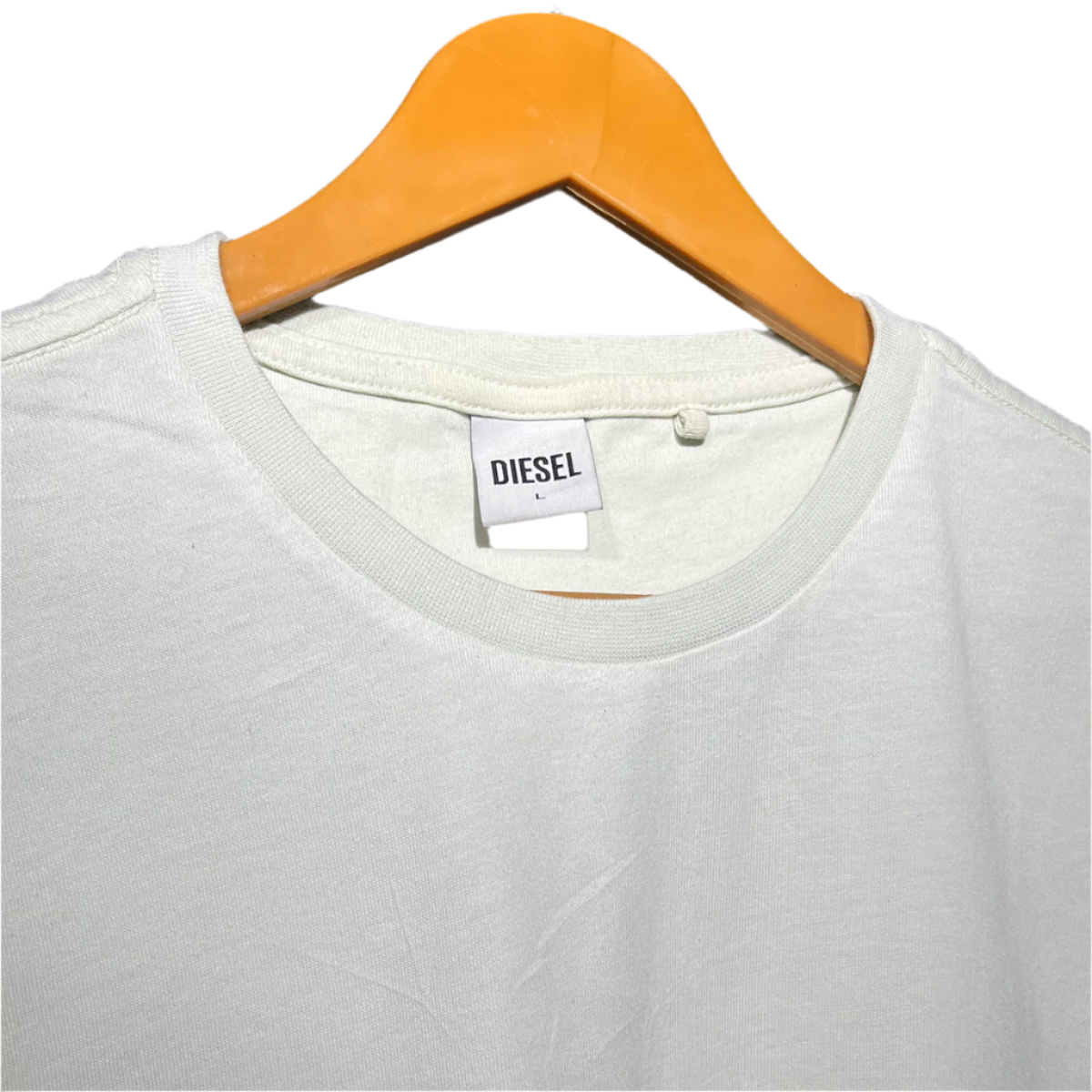 Diesel Classic White Logo T-Shirt – Minimalist & Stylish #075