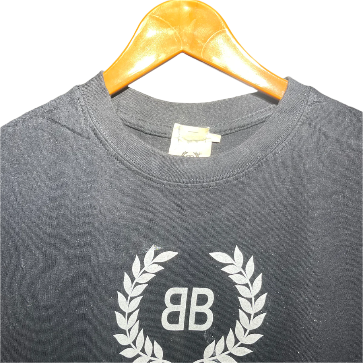 Balenciaga Black Logo Crest T-Shirt #065